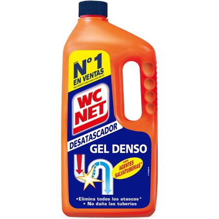 Wc Net Energy Desatascador Gel Desatascador limpiatuberías elimina todo tipo de atascos 1000 ml