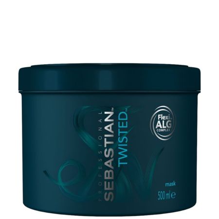 Sebastian Professional Twistted Mascarilla Mascarilla para cabello rizado combate el encrespamiento y la sequedad aportando la máxima elasticidad a tus rizos 500 ml