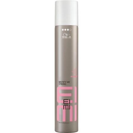 Wella Professionals Eimi Mistify Me Strong Hairspray Nº3 Laca fijadora profesional fuerte ofrece cabello manejable con movimiento natural hasta 24 horas