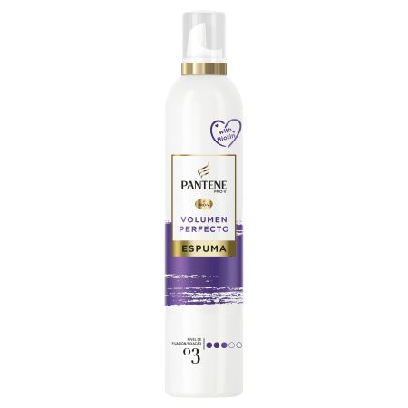 Pantene Pro-V Volumen Perfecto Espuma Nº3 Espuma fijadora ofrece aspecto más denso y voluminoso para cabello suave y duradero 300 ml