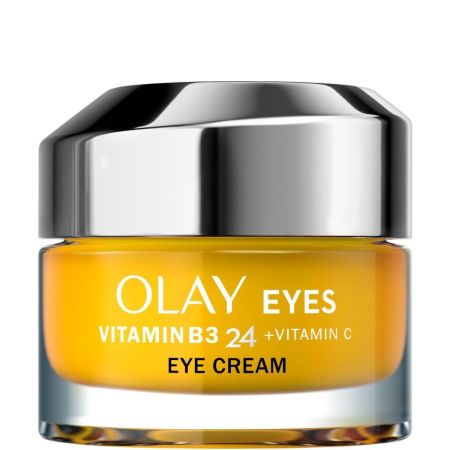 Olay Eyes Vitamin B3 24 +Vitamin C Eye Cream Contorno de ojos sin perfume iluminador hidrata instantáneamente 24 horas 15 ml