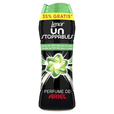 Lenor Unstoppables Ariel Perlas De Perfume Formato Especial Suavizante concentrado potenciador de fragancia 285 gr