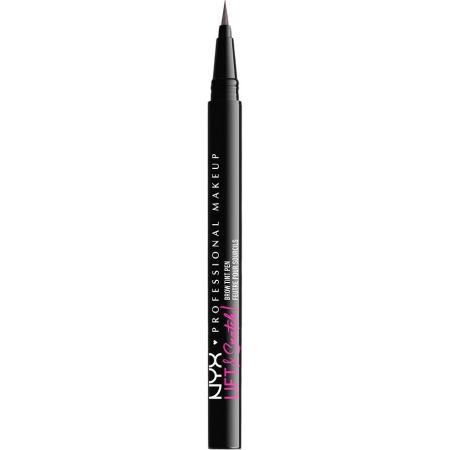 Nyx Professional Makeup Fill & Snatch! Brown Tint Pen Lápiz de cejas para crear trazos muy parecidos al vello de larga duración