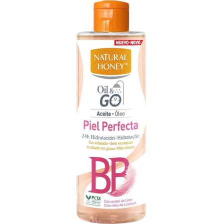 Natural Honey Oil&Go Piel Perfecta Aceite Aceite corporal nutritivo sin aclarado y no graso ofrece gran hidratación 24 horas 250 ml