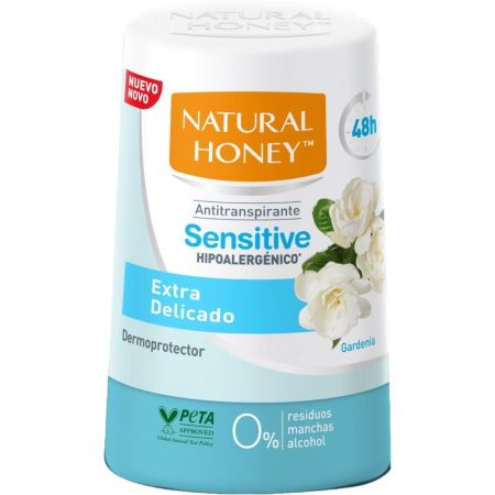 Natural Honey Sensitive Desodorante Roll-On Desodorante extradelicado con fórmula avanzada ofrece frescura y cuidado 48 horas con gardenia 50 ml