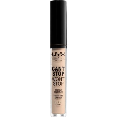 Nyx Professional Makeup Can'T Stop Won'T Stop Contour Concealer Corrector mate altamente pigmentado camufla imperfecciones e ilumina el rostro