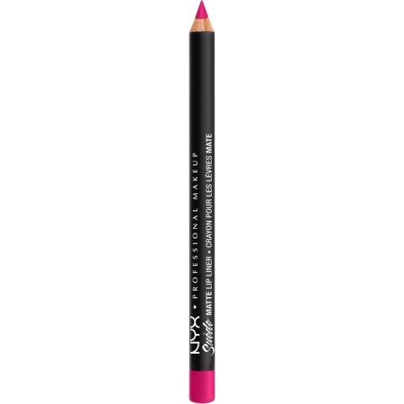 Nyx Professional Makeup Suede Matte Lip Liner Perfilador de labios de textura cremosa proporciona una base perfecta