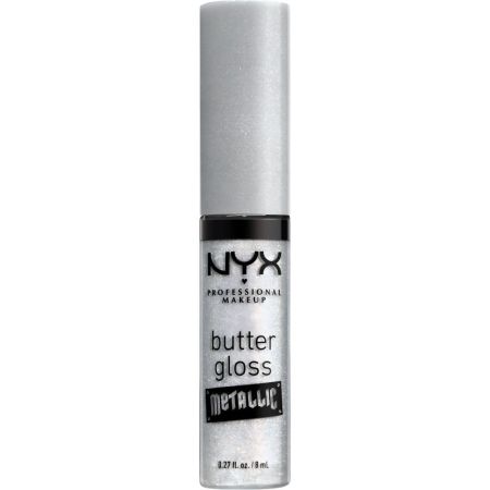 Nyx Professional Makeup Butter Gloss Metallic Edición Limitada Brillo de labios no pegajoso y brillante inspirado en halloween ofrece acabado metálico