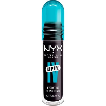 Nyx Professional Makeup Lip I.V. Hydrating Gloss Stain Brillo de labios con hidratación instantánea ofrece efecto tinte para sensación única y refrescante