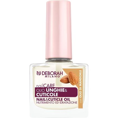 Deborah Milano Nail Care Olio Unghie & Cuticole Tratamiento hidrata uñas y suaviza cutículas secas y agrietadas con aceite de almendras dulces