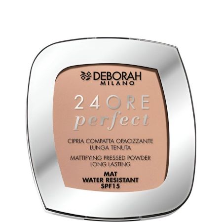 Deborah Milano 24 Ore Perfect Mattifying Pressed Powder Long Lasting Polvos compactos matificantes de larga duración