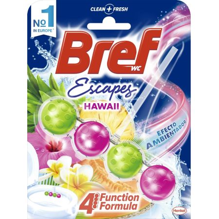 Bref Colgador Wc Escapes Hawaii Colgador wc neutralizador de olores ofrece limpieza frescor y fragancia