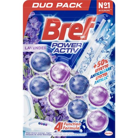 Bref Colgador Wc Power Activ Lavender Colgador wc neutraliza malos olores ofrece higiene frescor y fragancia