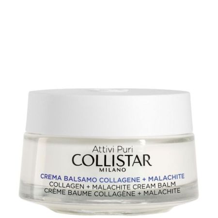 Collistar Crema Bálsamo Colágeno + Malaquita Crema de día y noche antienvejecimiento reafirmante y antiarrugas piel más tonificada y lisa 50 ml