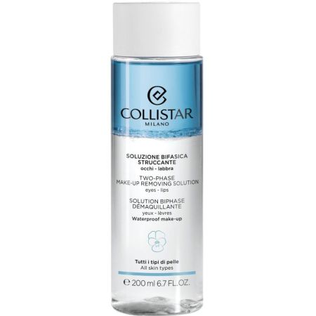 Collistar Solución Bifásica Desmaquillante Ojos-Labios Desmaquillante bifásico disuelve instantáneamente todo tipo de maquillaje 200 ml