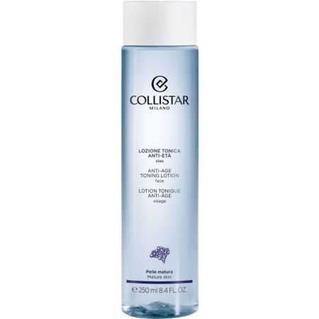 Collistar Loción Tónica Antiedad Rostro Tónico hidrata y tonifica dándole un aspecto revitalizado efecto equilibrante y regenerador 250 ml