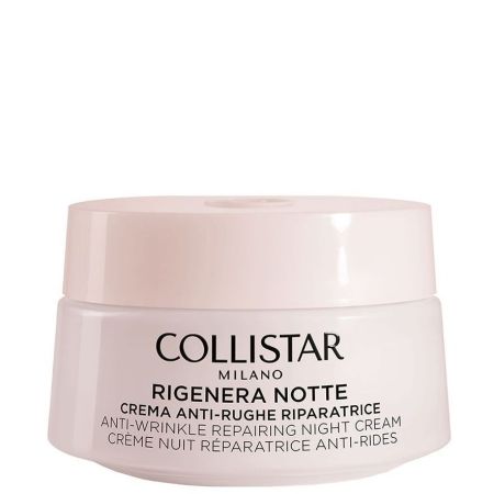 Collistar Rigenera Crema De Noche Antiarrugas Reparadora Crema de noche para rostro y cuello regeneración en profundidad 50 ml