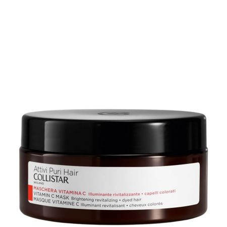 Collistar Attivi Puri Hair Mascarilla Con Vitamina C Mascarilla ayuda a mantener y conservar la intensidad del color realzando y prolongando el brillo natural 100 ml