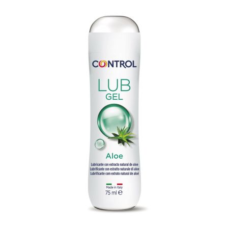 Control Lub Gel Aloe Lubricante Lubricante íntimo facilita la penetración para mayor placer e intensidad con aloe vera 75 ml