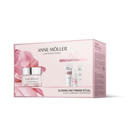 Anne Möller Glowing And Firming Ritual Crema Rica Estuche Crema de día enriquecida reparadora y reequilibrante piel firme y elástica 50 ml