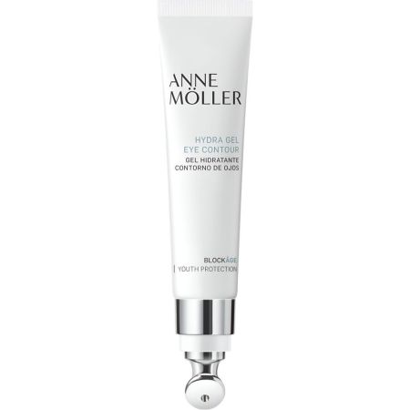 Anne Möller Blockâge Hydra Gel Eye Contour Contorno de ojos revitalizante ilumina y reduce líneas de deshidratación con ácido hialurónico 15 ml