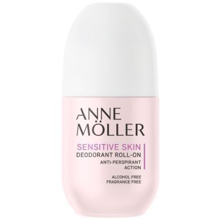 Anne Möller Sensitive Skin Desodorante Roll-On Desodorante equilibra la transpiración excesiva con total suavidad sin alcohol 75 ml