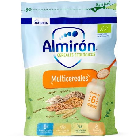 Almirón Multicereales Cereales Ecológicos Papilla multicereales con vitamina b1 a partir de 6 meses 200 gr