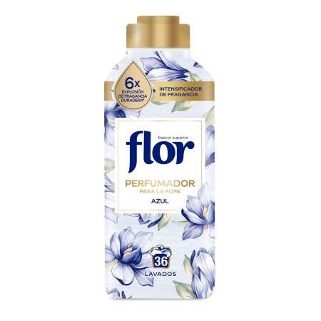 Flor Perfumador Suavizante intensificador de fragancia 760 ml azul