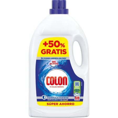 Colon Detergente Gel Activo Detergente líquido elimina las manchas más resistentes