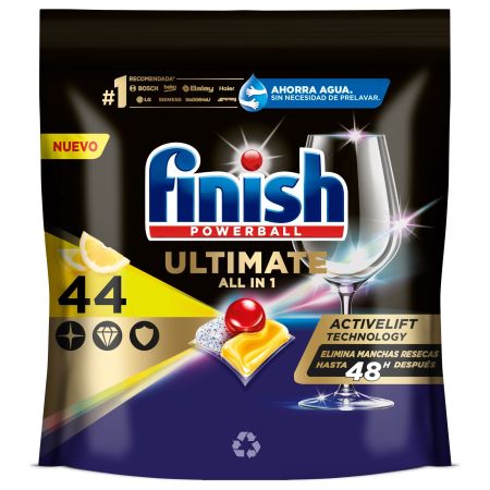 Finish Ultimate Lavavajillas maquina limon 45 pastillas