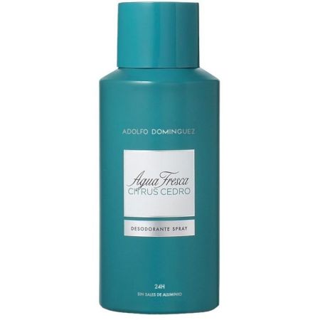 Adolfo Dominguez Agua Fresca Citrus Cedro Desodorante Spray Desodorante perfumado para hombre 200 ml