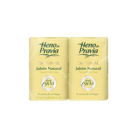 Heno De Pravia Original Jabón Natural Duplo Jabón de manos natural con aroma 2x115 gr