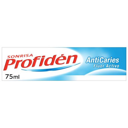 Profiden Dentífrico Anticaries Flúor Activo Pasta de dientes refuerza el esmalte y protege eficazmente contra la caries 75 ml