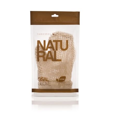 Suavipiel Natural Sisal Glove Manopla de baño natural elimina células muertas exceso de grasa y puntos negros