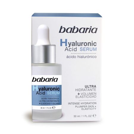 Babaria Hyaluronic Acid Serum Sérum ultrahidratante disminuye la flacidez efecto rellenador con ácido hialurónico 30 ml