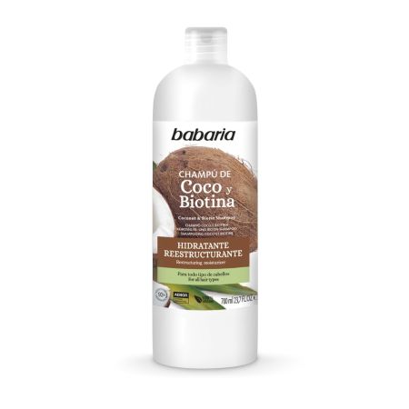 Babaria Coco Y Biotina Champú Champú hidratante y reestructurante de coco y biotina 700 ml