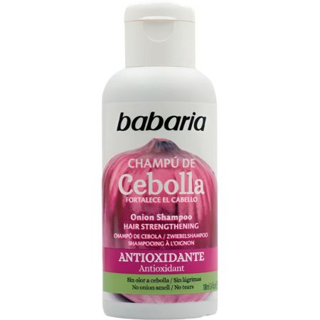 Babaria Cebolla Champú Champú antioxidante estimulante y fortalecedor del cabello