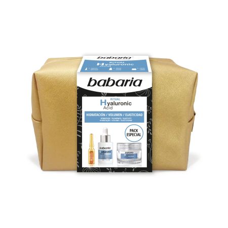 Babaria Hyaluronic Acid Neceser Tratamiento hidratante voluminoso y elasticidad con ácido hialuronico