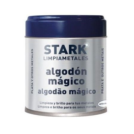 Stark Limpiametales Algodón Mágico Limpiador de metales y plata protege y proporciona brillo 75 gr