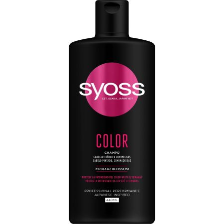 Syoss Color Champú Champú protege el color con tsubaki blossom para cabello teñido o con mechas 440 ml