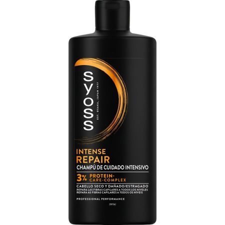 Syoss Intense Repair Champú De Cuidado Intensivo Champú de cuidado intensivo repara las fibras capilares sin apelmazar para cabello seco y dañado 440 ml