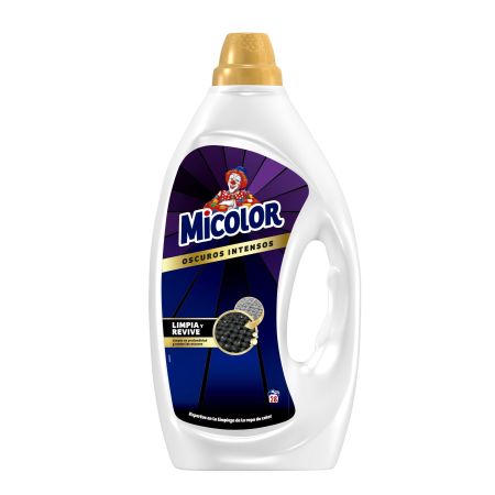 Micolor Detergente Oscuros Intensos Detergente líquido limpia y revive recupera los colores ocuros e intensos