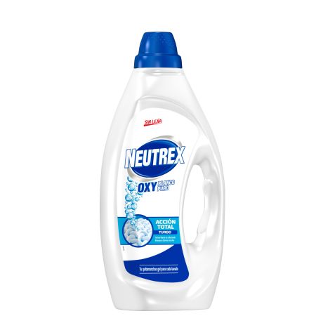 Neutrex Quitamanchas Oxy Blanco Puro Quitamanchas sin lejía elimina manchas y recupera el blanco de la ropa