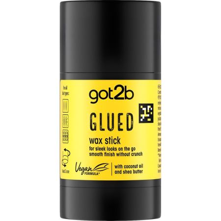 Got2b Glued Wax Stick Cera capilar en barra ofrece 24 horas de larga duración perfecto para tu clean look 50 gr