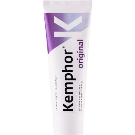 Kemphor Original Crema Dental Fluorada Pasta de dientes con flúor protege las encías y cuida el esmalte 75 ml