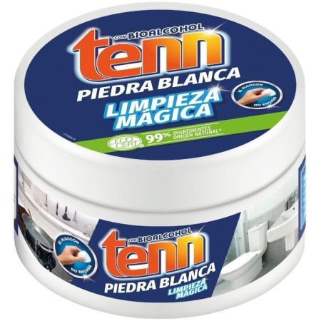 Tenn Piedra Blanca Limpieza Mágica Piedra blanca con bioalcohol desengrasa limpia y abrillanta 375 gr