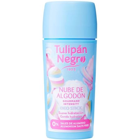 Tulipán Negro Nube De Algodón Desodorante Stick Desodorante sin alcohol antitranspirante para sudor controlado con exótica fragancia 50 ml