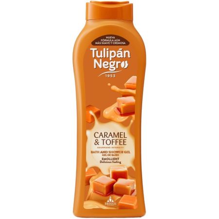 Tulipán Negro Caramel & Toffee Gel De Baño Y Ducha Gel de ducha emoliente para una deliciosa sensación 650 ml