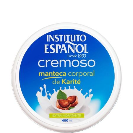 Instituto Español Cremoso Manteca Corporal Manteca corporal de karité 0% parabenos cremosa y extrahidratante 400 ml