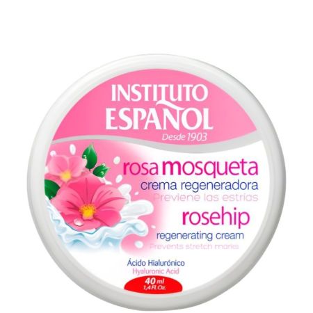 Instituto Español Rosa Mosqueta Crema Regeneradora Crema corporal regeneradora previene las estrías con ácido hialurónico